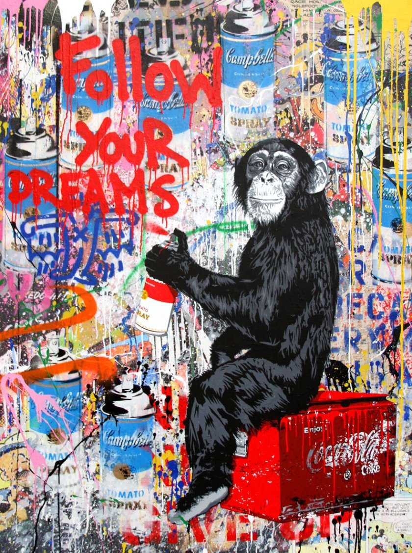 Ο Mr. Brainwash γεμίζει τη Μύκονο με graffiti