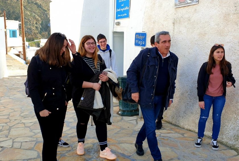 Περιοδεία Χατζημάρκου σε Φολέγανδρο και Ανάφη