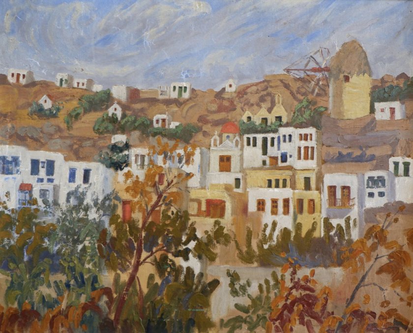 Μια μεγάλη Μυκονιάτισα ζωγράφος