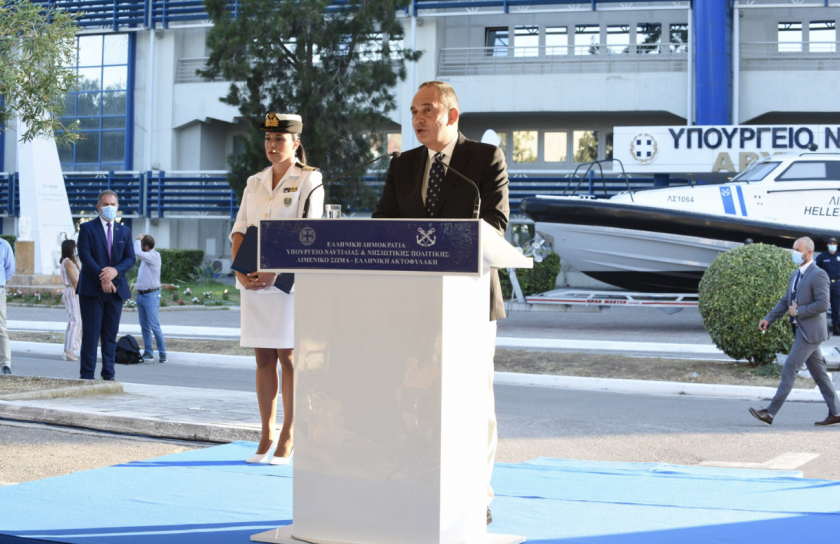 Τελετή ένταξης περιπολικού σκάφους ΛΣ 1064 κατάλληλα διαμορφωμένου με υγειονομικό εξοπλισμό στο Λ.Σ.-ΕΛ.ΑΚΤ.