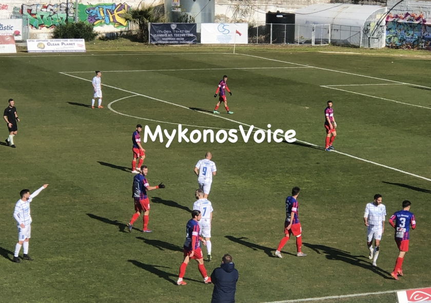 Ήττα για την ΑΕ ΜΥΚΟΝΟΥ στην Ηλιούπολη