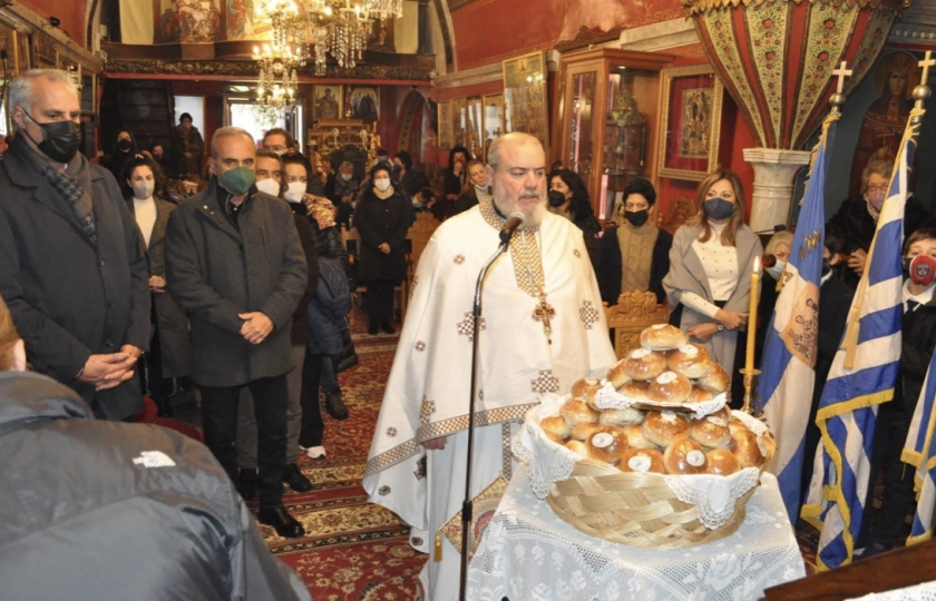 Των Τριών Ιεραρχών στην Μεγάλη Παναγιά της Μυκόνου