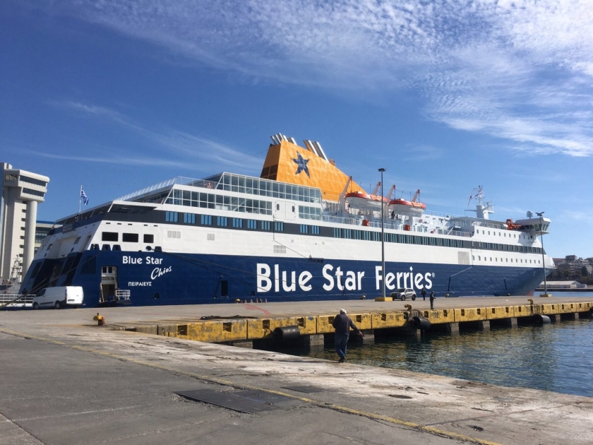 Παραμένει στη γραμμή της Μυκόνου το blue star Chios