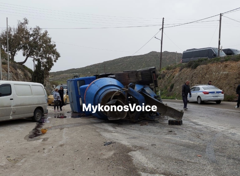 Παραλίγο τραγωδία στον δρόμο Χώρας-Άνω Μερά