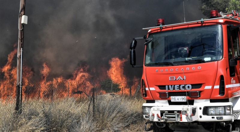 Υψηλός κίνδυνος πυρκαγιάς στην Π.Ν. Αιγαίου (Κυκλάδες)