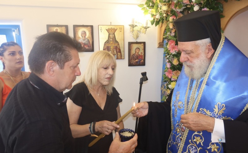 Θυρανοίξια Ιερού Παρεκκλησίου και Ακολουθία της Ιεράς Παρακλήσεως τέλεσε ο Σεβασμιώτατος κ. Δωρόθεος Β’ στη Μύκονο