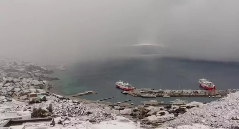 Χιονιάς σε όλη την επικράτεια από το πρωί της Κυριακής
