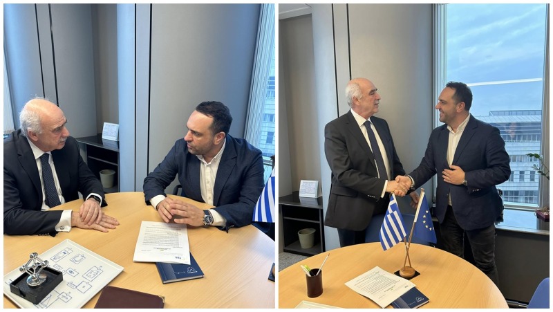 Στο γραφείο του Βαγγέλη Μεϊμαράκη στο Ευρωπαϊκό Κοινοβούλιο ο Κωνσταντίνος Κουκάς – Τι ειπώθηκε στην εκτενή συζήτηση