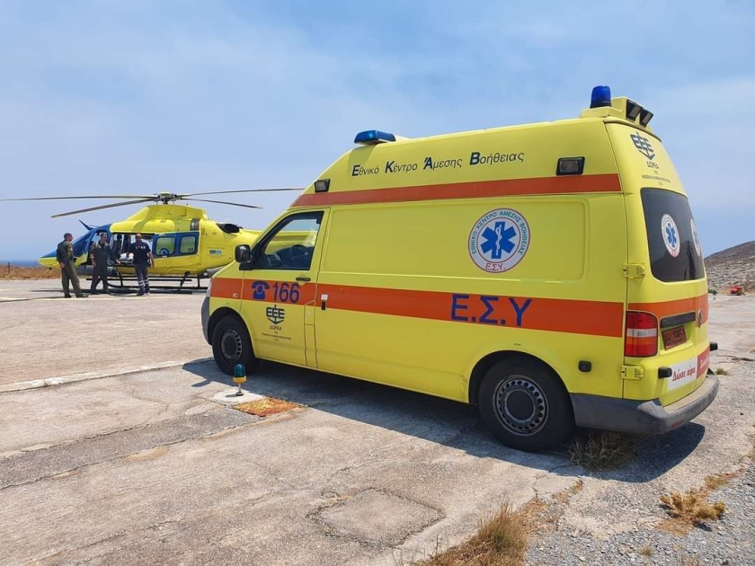 Αεροδιακομιδές ασθενών από Νάξο, Μύκονο, Ίο, Σαντορίνη και Πάρο – Ανάμεσά τους ένα βρέφος και ένα παιδί