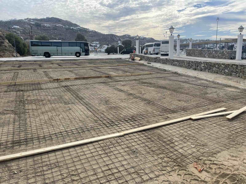 Έργα του λιμενικού ταμείου Μυκόνου στο νέο λιμάνι